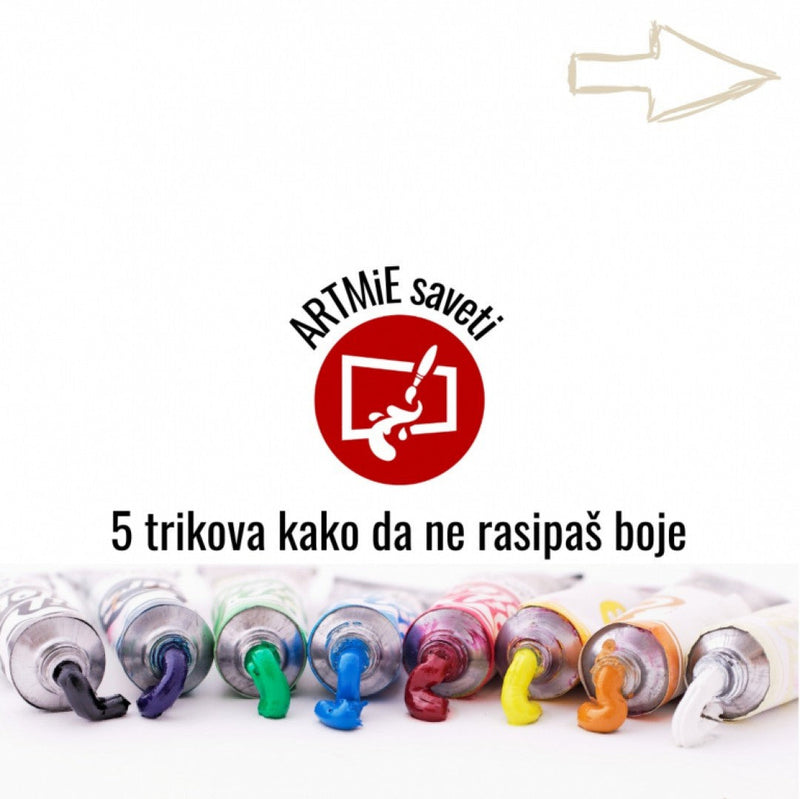 5 trucuri pentru a nu risipi vopselele de pictură