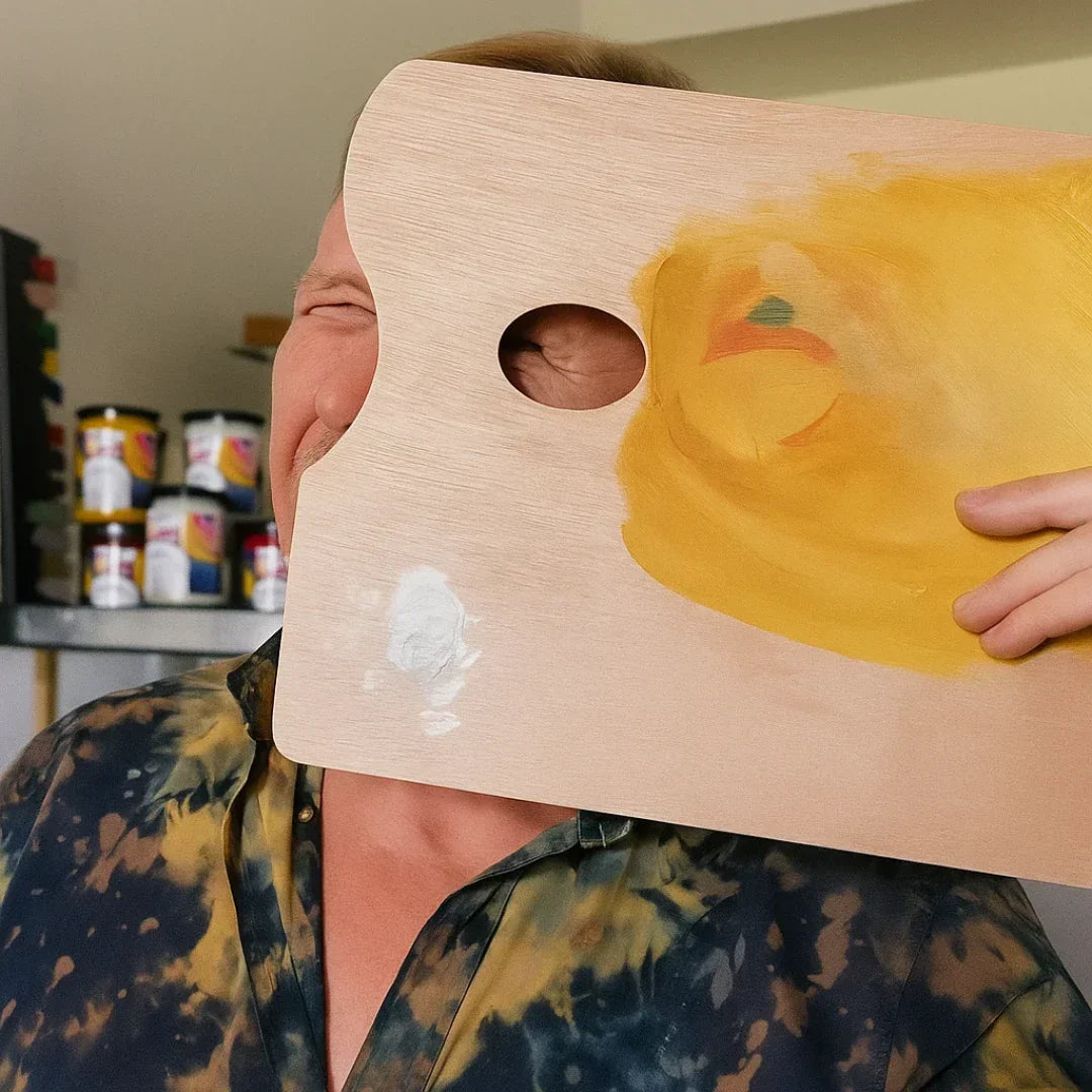 Cum să ții corect paleta de pictură? (Instrucțiuni simple pentru o pictură confortabilă!)