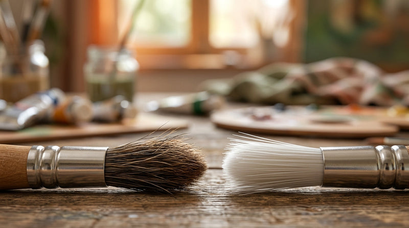Care sunt mai bune - pensulele naturale sau cele sintetice?