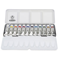 Culori guașă Schmincke HORADAM în cutie metalică, 12 x 5 ml