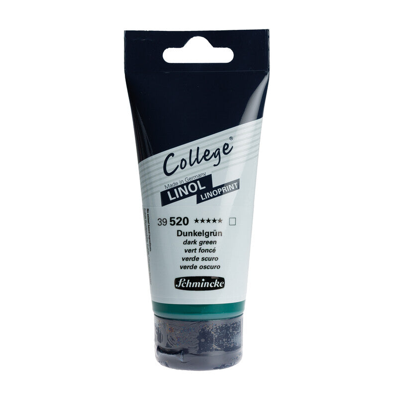 Cerneală pentru linogravură Schmincke College Linol 75 ml – 520 Verde intens