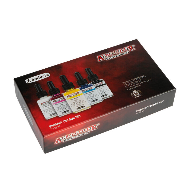 Set culori Schmincke AERO COLOR, 5 x 28 ml, culori primare