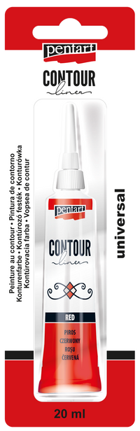 Contur PENTART - 20 ml – red