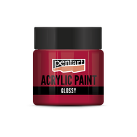 Vopsea acrilică lucioasă Pentart 50 ml – carmin
