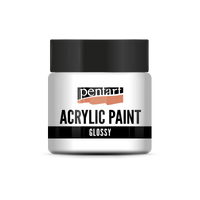 Vopsea acrilică lucioasă Pentart 50 ml – alb