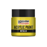 Vopsea acrilică metalică - 50 ml – baroque gold