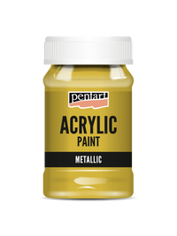 Vopsea acrilică metalică - 100 ml – antique gold