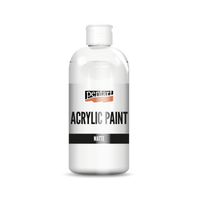 Vopsea acrilică mată Pentart 500 ml alb