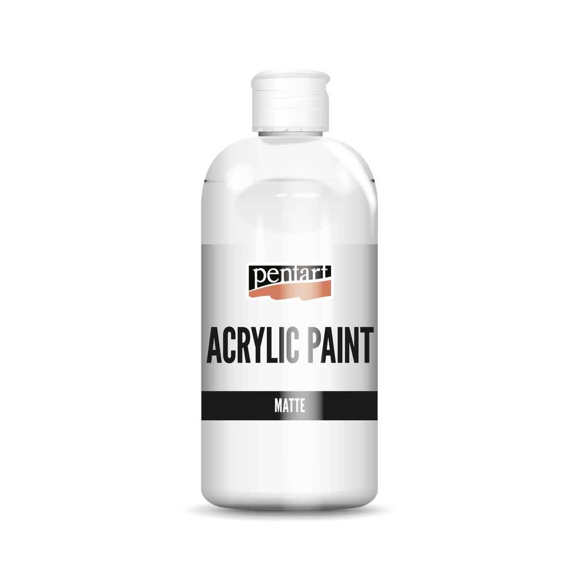 Vopsea acrilică mată Pentart 500 ml alb