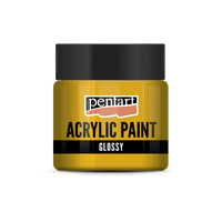 Vopsea acrilică lucioasă Pentart 50 ml – galben solar