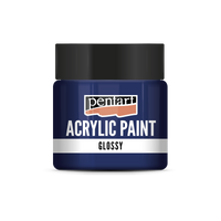 Vopsea acrilică lucioasă Pentart 50 ml – albastru închis