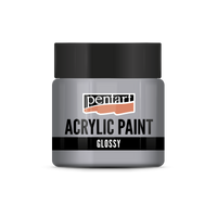 Vopsea acrilică lucioasă Pentart 50 ml – gri