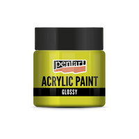 Vopsea acrilică lucioasă Pentart 50 ml – verde lămâie verde