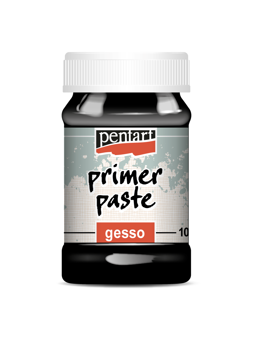 Pastă grund Pentart - 100 ml, negru