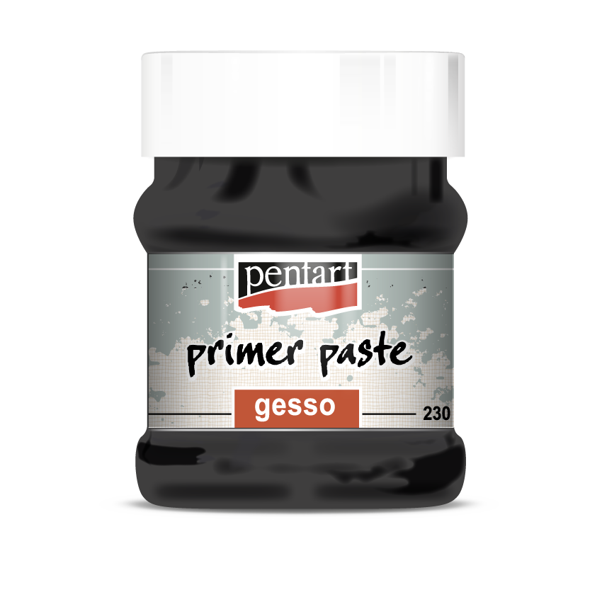 Pastă grund Pentart Primer paste 230 ml, neagră