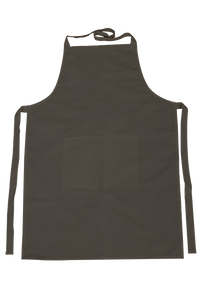Șorț din  bumbac cu buzunar  - 70 x 75 cm – cm black