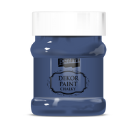Culoare cretă decorativă Chalky Pentart 230 ml – denim