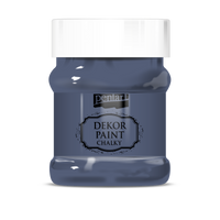 Culoare cretă decorativă Chalky Pentart 230 ml – indigo