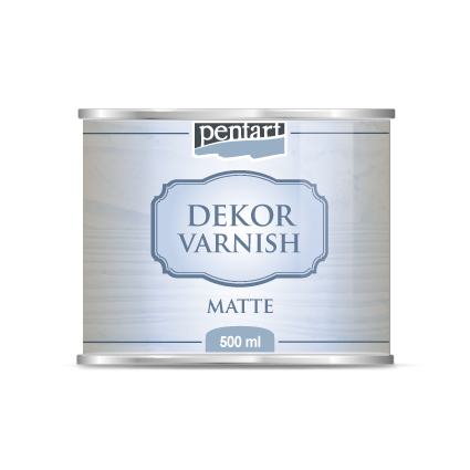 Verniș decorativ mat Pentart – 500 ml