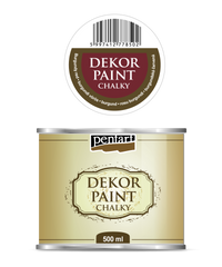 Culoare cretă decorativă Chalky Pentart 500 ml – Burgundy red