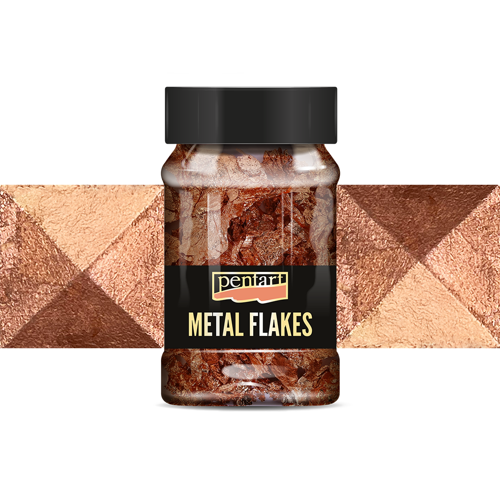 Foițe fulgi metalice PENTART – M5
