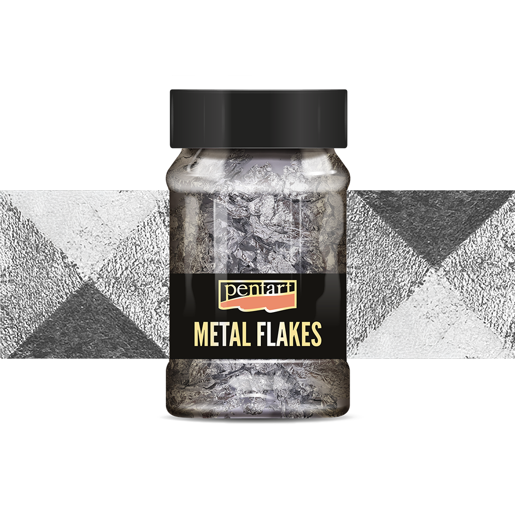 Foițe fulgi metalice PENTART – M8