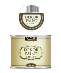 Culoare cretă decorativă Chalky Pentart 500 ml – cream