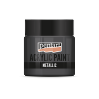 Vopsea acrilică metalică - 50 ml – graphite