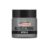 Vopsea acrilică metalică - 50 ml – plumb