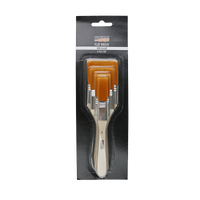 Set pensule pentru contur - 6 piese – with soft bristles, 4 pcs, flat, size 2, 4, 6, 8