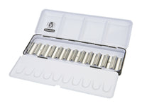 Casetă metalică goală Schmincke pentru 12 x 5 ml tuburi