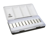 Casetă metalică goală Schmincke pentru 10 tuburi de 15 ml