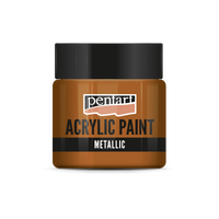 Vopsea acrilică metalică - 50 ml – golden red