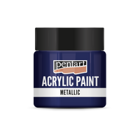 Vopsea acrilică metalică - 50 ml – cobalt blue