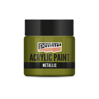 Vopsea acrilică metalică - 50 ml – golden touch
