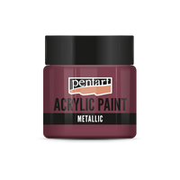 Vopsea acrilică metalică - 50 ml – golden purple
