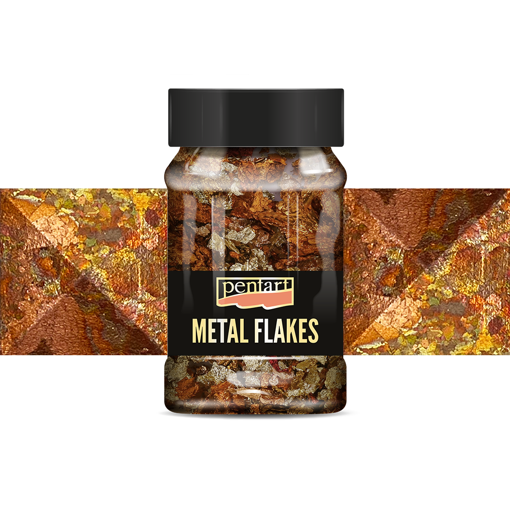 Foițe fulgi metalice PENTART – M11