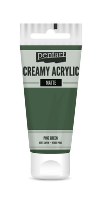 Culori acrilice mat-cremoase-Pentart 60 ml – pine green