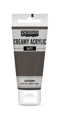 Culori acrilice mat-cremoase-Pentart 60 ml – earth brown
