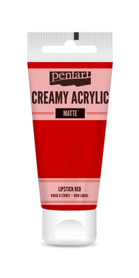 Culori acrilice mat-cremoase-Pentart 60 ml – lipstick red