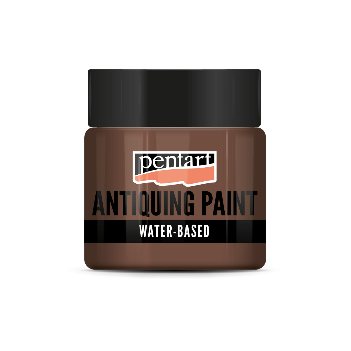 Vopsea pentru antichizare antiquing paint 50 ml – maro închis