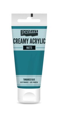 Culori acrilice mat-cremoase-Pentart 60 ml – turquoise blue