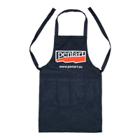 Șorț din  bumbac cu buzunar  - 70 x 75 cm – cm, black with Pentart logo