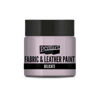 delicate fabric & leather paint 50 ml – argintiu violet