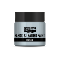delicate fabric & leather paint 50 ml – argintiu albăstrui