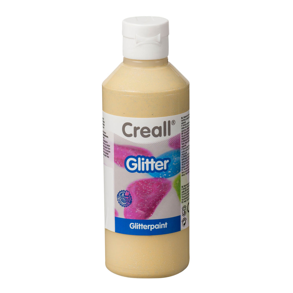 Vopsea cu sclipici Creall Glitter 250 ml - auriu