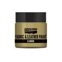 glamour fabric & leather paint 50 ml – șampanie