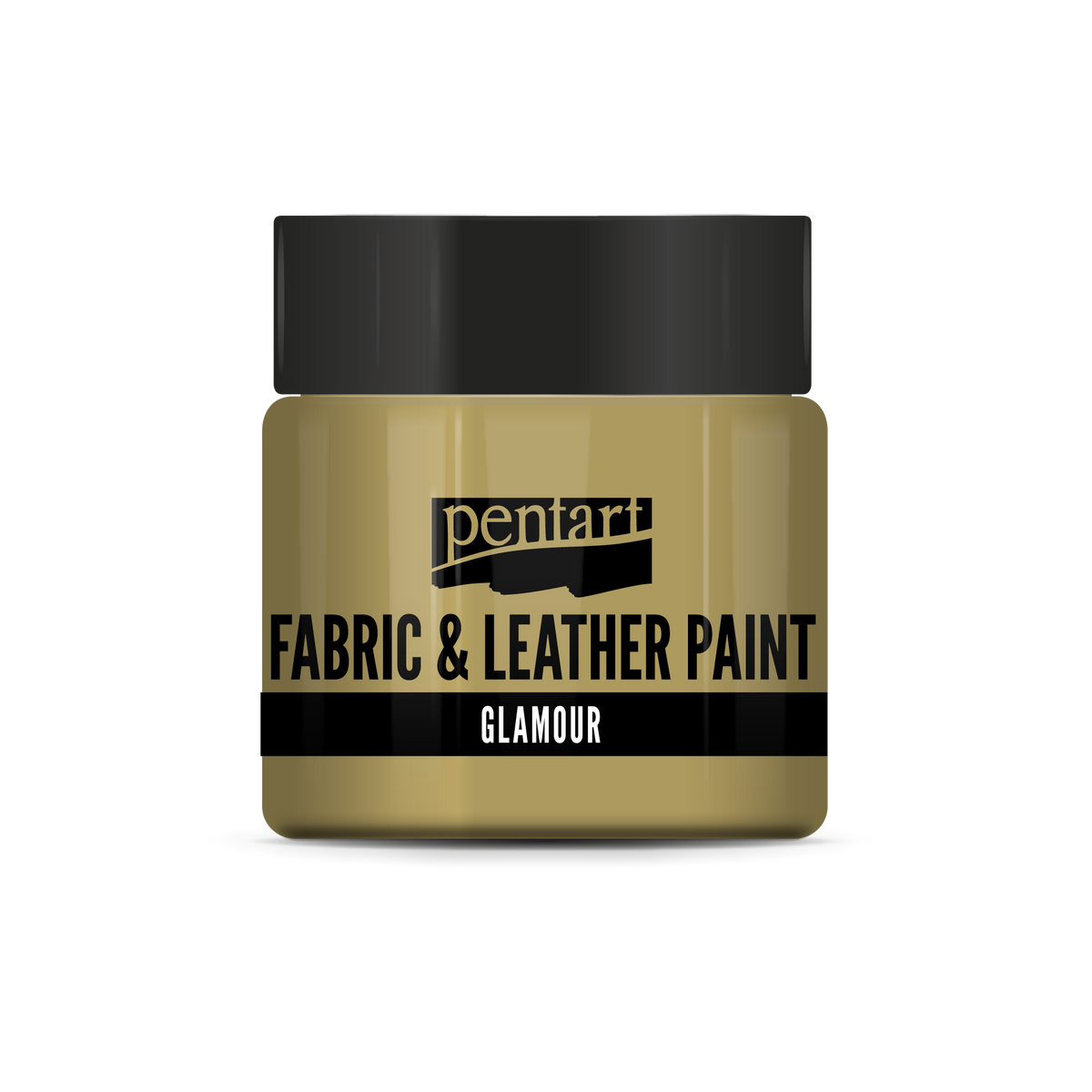 glamour fabric & leather paint 50 ml – șampanie
