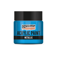 Vopsea acrilică metalică - 50 ml – sparkling blue