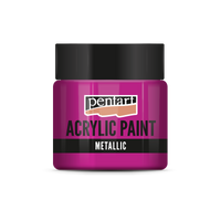 Vopsea acrilică metalică - 50 ml – magenta